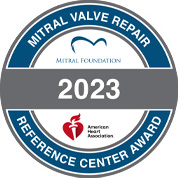 Mitral Valve Repair Reference Center Award for 2023