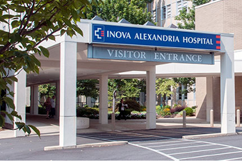 Alexandria Hospital visitor entrance