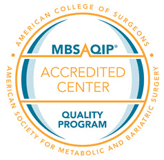 MBSAQIP Accredited Center seal