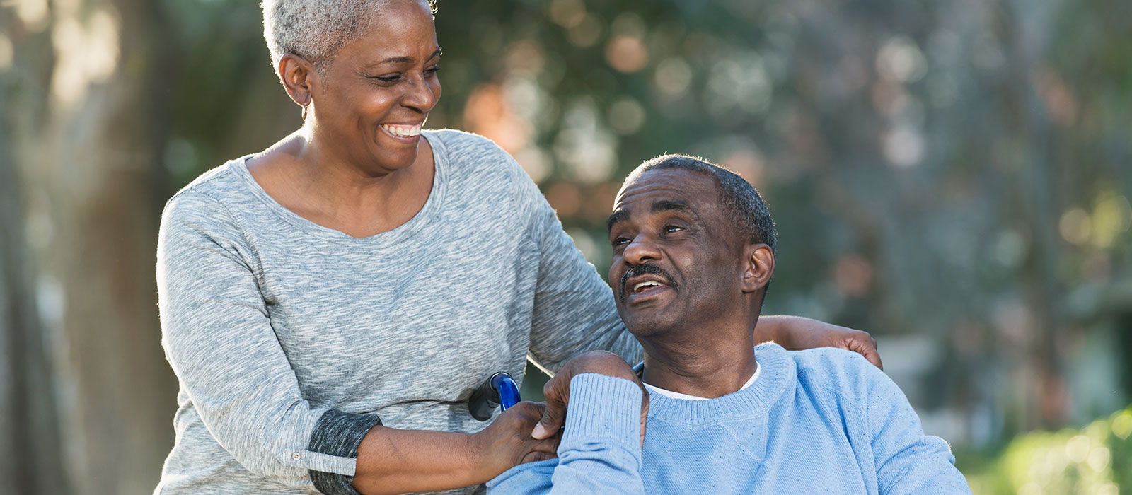 Family member caring for the patient