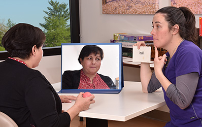 speech therapy patient