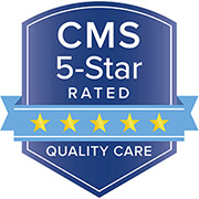 CMS 5-star rated badge