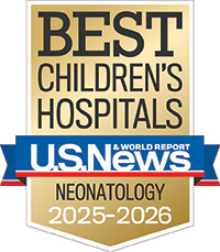 U.S. News neonatology gold badge